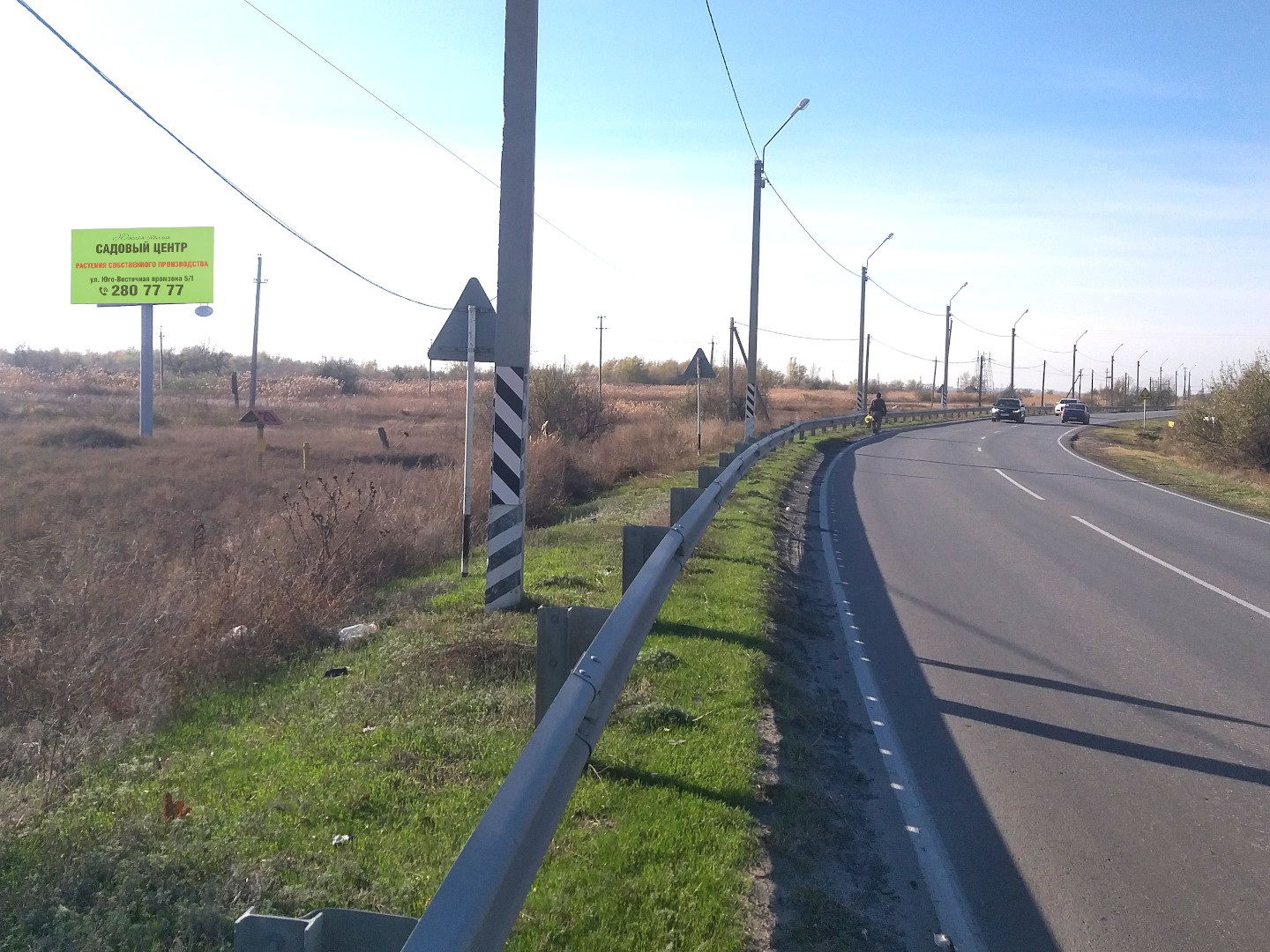 Щит 6х3 по адресу тр. Ростов - Рогожкино, 800м от границы города  (слева по ходу)